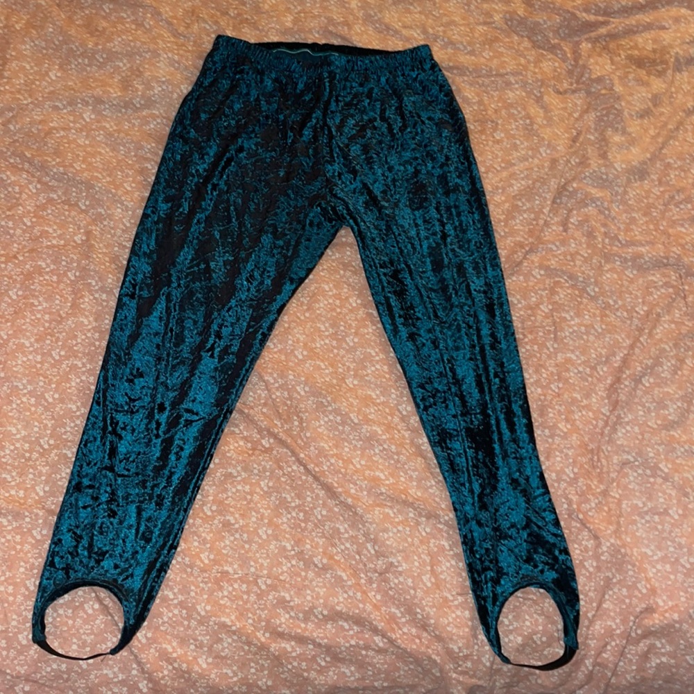 Vintage 1980s velour pants